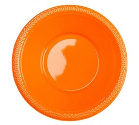 Kommen Sie orange Plastik | 10 Stück