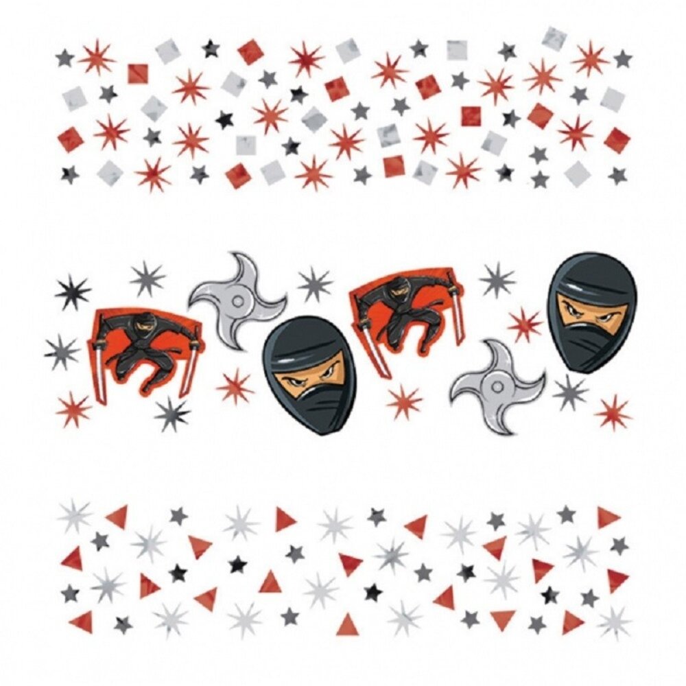 Confettis Ninja 3 pièces Confettis Ninja 3 pièces