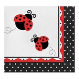 Servet Ladybug Fancy 33x33cm Servet Ladybug Fancy 33x33cm