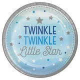 Bord Twinkle Little Star boy 23cm | 8 stuks Bord Twinkle Little Star boy 23cm | 8 stuks
