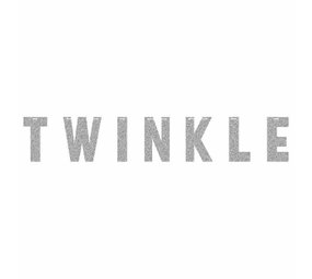 Letter banner Twinkle Little Star zilver Letter banner Twinkle Little Star zilver
