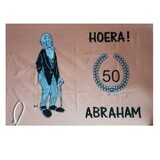 Fassade Flagge 50 Jahre Abraham Fassade Flagge 50 Jahre Abraham