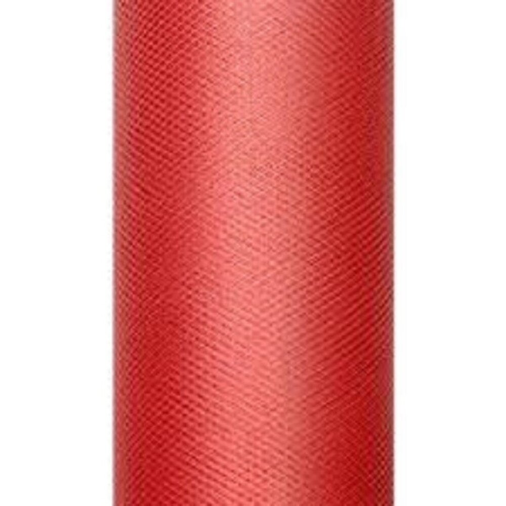 Tulle rouge 900 cm x 50 cm