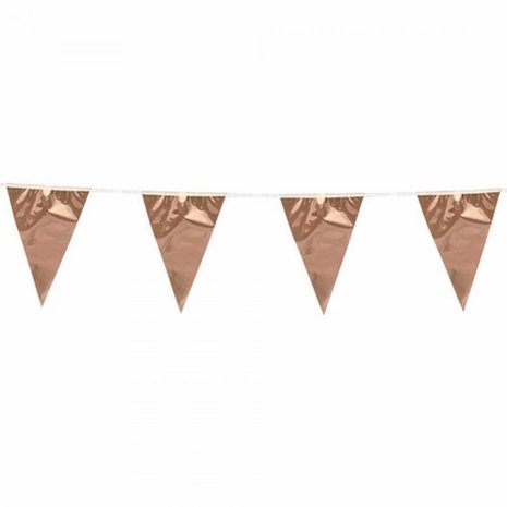 Ligne de drapeau Pendulum Rose Gold Metallic | 10 mètres Ligne de drapeau Pendulum Rose Gold Metallic | 10 mètres