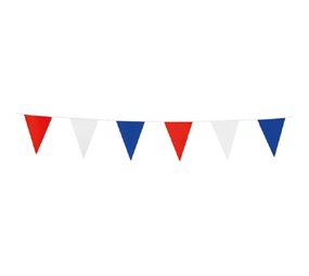 Globos Nordic Mini Drapeaux Garland Red-White-Bleu 10x15cm