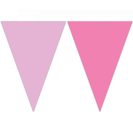 Procos Party Drapeau pendule rose et plastique rose clair