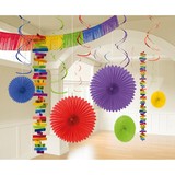 Decoration set of rainbow colors 9-piece Decoration set of rainbow colors 9-piece