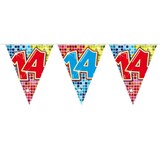 Drapeaux Garland Blocs de 14 ans Drapeaux Garland Blocs de 14 ans