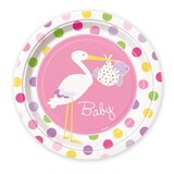 Plate Baby Girl 22cm | 8 pieces Plate Baby Girl 22cm | 8 pieces