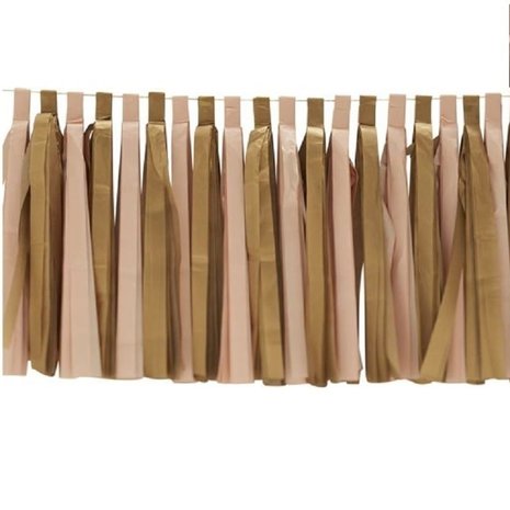 Tassen sling gold-pastel pink Tassen sling gold-pastel pink