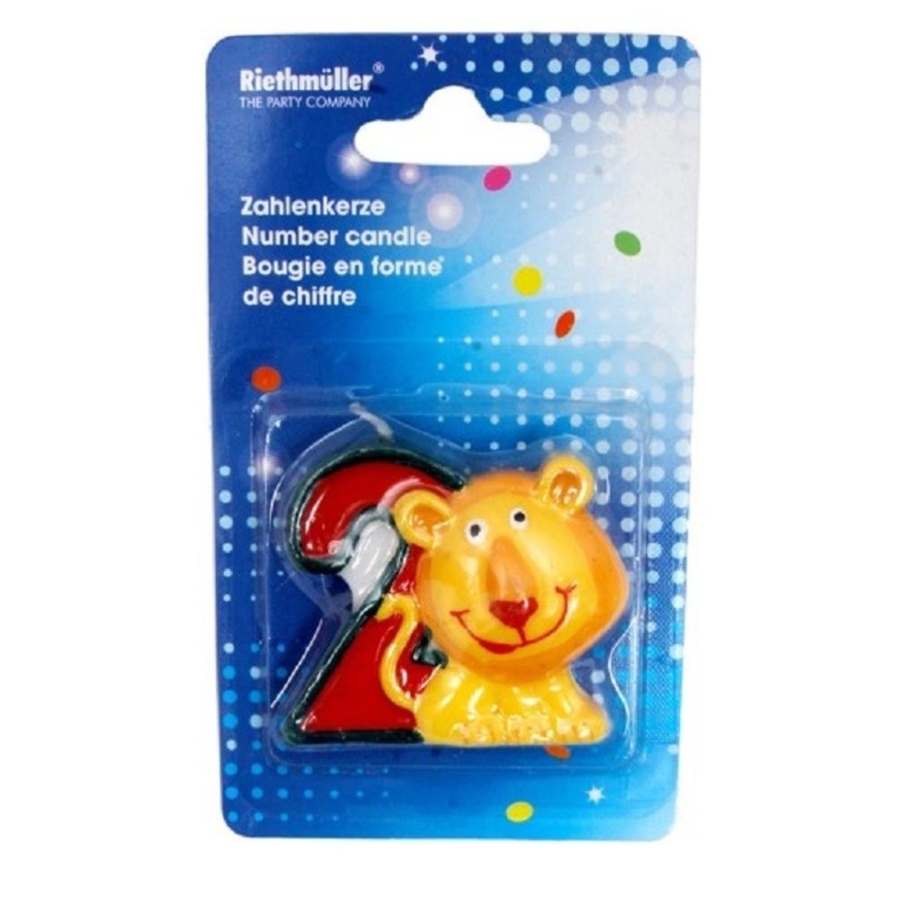 Kerze 2 Jahre Safari Kerze 2 Jahre Safari