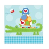 NAPKIN OCEAN AHOY 33X33CM | 16 pièces