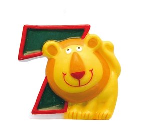 Kaars 7 jaar safari Kaars 7 jaar safari