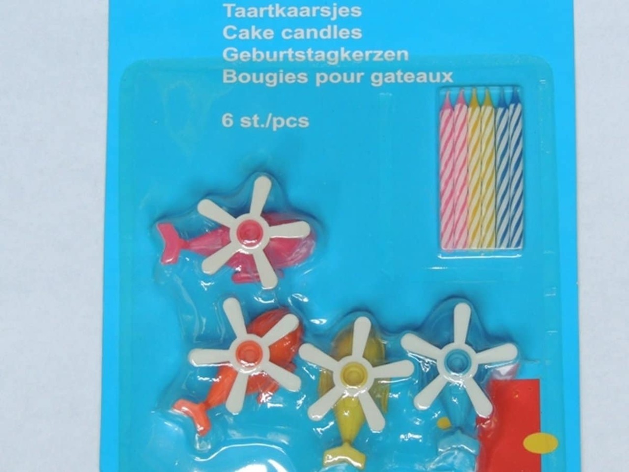 Bougie set 4 bougeoirs hélicoptères | 6 bougies Bougie set 4 bougeoirs hélicoptères | 6 bougies