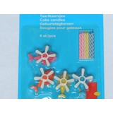 Candle set 4 holders Helicopters | 6 candles Candle set 4 holders Helicopters | 6 candles