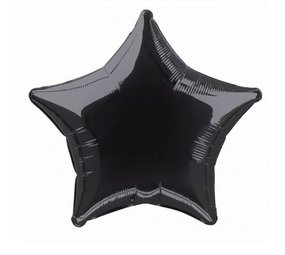 Tuf-Tuf Star de ballon d'hélium noir | 45 cm Tuf-Tuf Star de ballon d'hélium noir | 45 cm