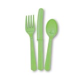 Unique Party Bestek lime groen | 18 delig