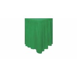 Table Skirt Emerald Green Plastic | 73cm x 426cm Table Skirt Emerald Green Plastic | 73cm x 426cm