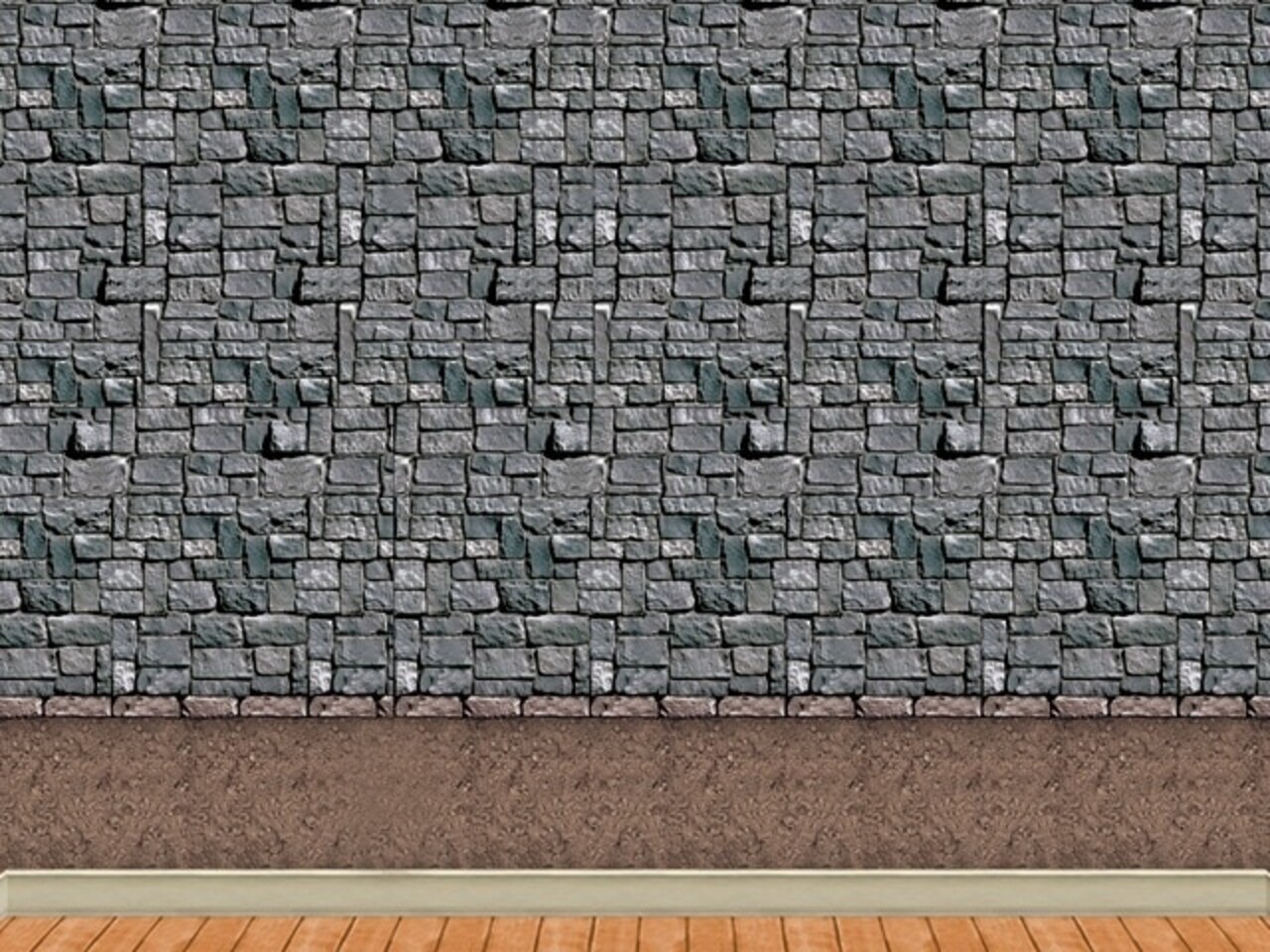 Scene Setter Stone wall 1.22 x 9.14 m Scene Setter Stone wall 1.22 x 9.14 m