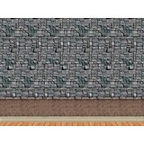 Scène Setter Mur de pierre 1.22 x 9,14 m Scène Setter Mur de pierre 1.22 x 9,14 m
