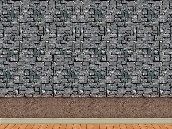 Szene Setzer Steinmauer 1,22 x 9,14 m Szene Setzer Steinmauer 1,22 x 9,14 m
