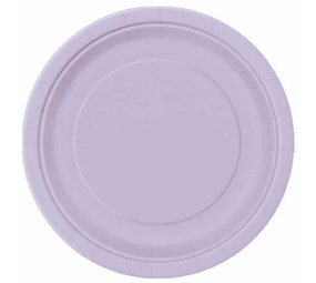 Bord lavendel lila 22cm | 8 stuks Bord lavendel lila 22cm | 8 stuks