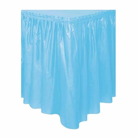 Tafel rok poeder blauw | 73cm x 426cm Tafel rok poeder blauw | 73cm x 426cm