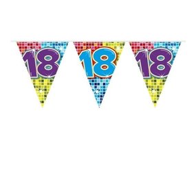 Drapeaux Garland Blocs de 18 ans Drapeaux Garland Blocs de 18 ans