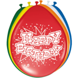 Ballon Alles Gute zum Geburtstag 8 Stück Ballon Alles Gute zum Geburtstag 8 Stück