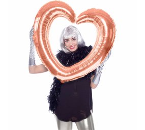 Selfie frame hart rose goud | 80x70cm Selfie frame hart rose goud | 80x70cm