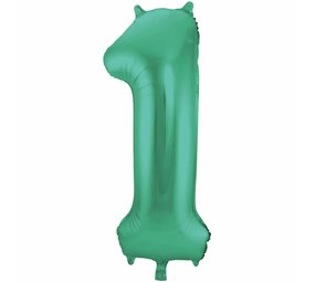 Folat Ballon folie 1 mat groen | 86cm Folat Ballon folie 1 mat groen | 86cm