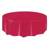 Tischdecke rund rot | 213 cm Tischdecke rund rot | 213 cm