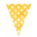 Flag line yellow with white dots 3.6 meters Flag line yellow with white dots 3.6 meters