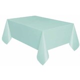 Tafelkleed mint groen plastic langwerpig | 137 x 274cm Tafelkleed mint groen plastic langwerpig | 137 x 274cm