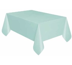 Tafelkleed mint groen plastic langwerpig | 137 x 274cm