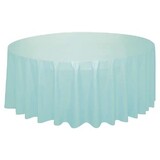 Tablecloth mint green plastic round | 213cm Tablecloth mint green plastic round | 213cm