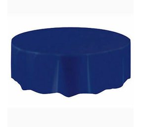 Tablecloth around Marine Blue Plastic | 213cm