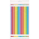 Tafelkleed Regenboog stip-streep | 137 x 213cm Tafelkleed Regenboog stip-streep | 137 x 213cm