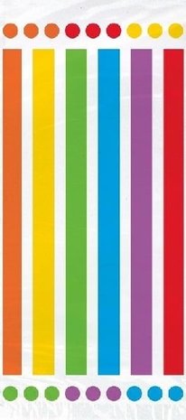 Cello Gift Bags Regenboog Stip-Stripe | 20 pieces Cello Gift Bags Regenboog Stip-Stripe | 20 pieces