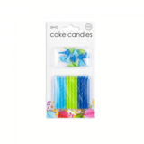 Globos Nordic Cake candles blue - Green | 24 pieces Globos Nordic Cake candles blue - Green | 24 pieces