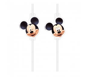 Mickey Mouse Strohhalme | 4 Stück Mickey Mouse Strohhalme | 4 Stück