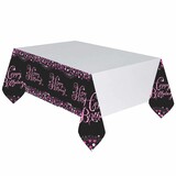 Amscan Nappe Joyeux Anniversaire Rose Pétillant | 120x180cm Amscan Nappe Joyeux Anniversaire Rose Pétillant | 120x180cm