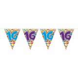 Folat Flag line 16 years Birthday Blocks Folat Flag line 16 years Birthday Blocks