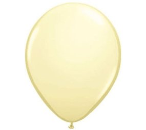 Ivory color balloons 30cm | 10 pieces