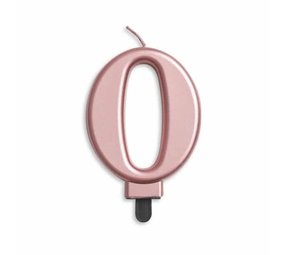 Globos Nordic Bougie 0 Years Rose Gold Metallic | 8cm Globos Nordic Bougie 0 Years Rose Gold Metallic | 8cm