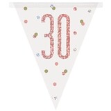 Unique Party Flag Line Slinger 30 years Rose Gold Glitz | 274cm