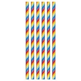 Straws Rainbow Paper 20 pieces