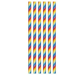 Rietjes Regenboog papier | 20 stuks