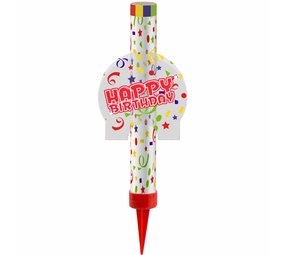 Taart ijsfontein Happy Birthday Taart ijsfontein Happy Birthday