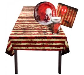 Boland Ensemble de tablette de clown d'horreur | 6 personne Boland Ensemble de tablette de clown d'horreur | 6 personne